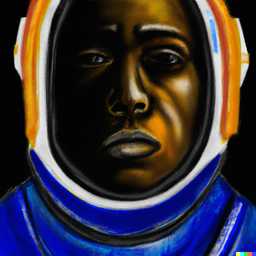 an astronaut, painting from the 21st century generated by DALL·E 2